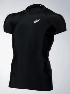 アシックス asics トレーニングウエア ベースレイヤー 半袖シャツ ブラック