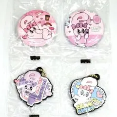 くら寿司　エスターバニー　くら寿司　ビックらポン　ラバーマスコット　缶バッジ