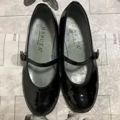 HARUTA ブラック ワンストラップシューズ