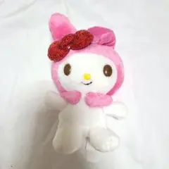サンリオキャラクターズ　ぬいぐるみ　マイメロディ　リボン