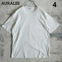 AURALEE HIGH GAUGE DOUBLE CLOTH TEE 4