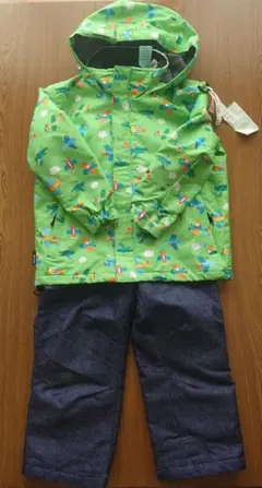 【難あり】キッズ☆スキーウェア上下セット☆120cm