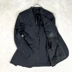 美品☆バーバリーブラックレーベル テーラードジャケット ストライプ ノバチェック