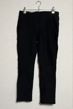 ウエストゴム 黒 カジュアルパンツ　裏起毛　LLサイズ