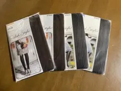 ATSUGI ストライプストッキング2色4セット