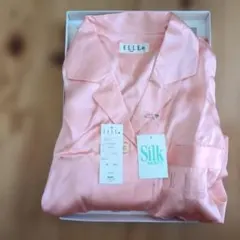 ELLE PARIS 長袖 パジャマシャツ ピンク Lのサムネイル