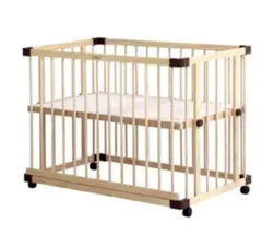 BED SIDE BED 03 / 木製 ベビーベッド 布団セット購入可のサムネイル