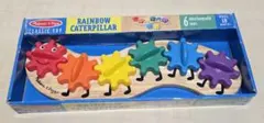 【箱無し】Rainbow Caterpillar 知育玩具