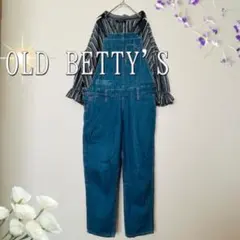 OLD BETTY'S デニムオーバーオールサロペット（L）ライトブルーのサムネイル
