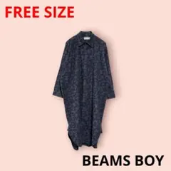 パープル ロングワンピース