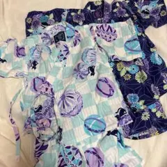 【ANNA SUI mini】甚平・90・100ネコ柄セット綿100