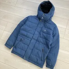 Lacoste フード付きダウンジャケット ブルー