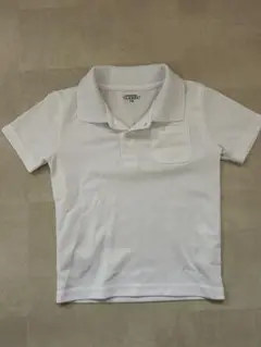 子供服　白色ポロシャツ 半袖