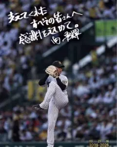 ☆阪神タイガース☆西勇輝投手☆引退セレモニーポスター☆未使用