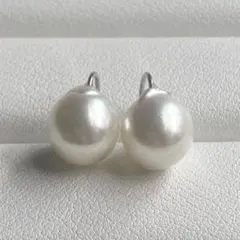 あこや真珠 ソリティアピアス Akoya Pearl M349