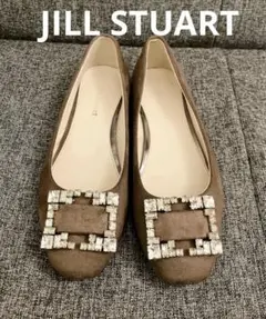 JILL STUART フラットシューズ ビジューバックルモチーフ　パンプスのサムネイル