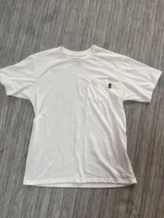 ホワイト Tシャツ ポケット付き