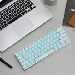 RK ホワイト メカニカルキーボード