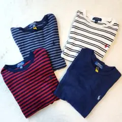 ポロラルフローレン　長袖　カットソー　ボーダー　おまとめ　セット　150　S
