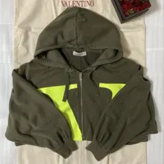 VALENTINO ヴァレンティノ パーカー　スウェット　カーキ
