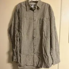 Columbia チェック柄 長袖シャツ Lサイズ　古着