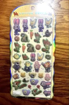 【正規品】COTTON PUFFY ズートピア　コットンパフィシール　ディズニー