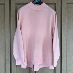 値下げ♡【新品】ピンクラメ入り ニットセーター　春ニット　春服　薄手ニット