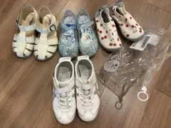 17cm 女の子　シューズ　スニーカー　サンダル　アクアシューズ