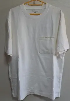 UNIQLO　JW ANDERSON　ブランケットステッチT　半袖　ホワイト