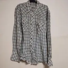 KEITA MARUYAMA チェック 長袖ブラウス 刺繍 蝶モチーフ サイズ1 