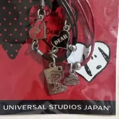 値下げ不可 新品USJスヌーピーペアストラップ イヤホンジャック付
