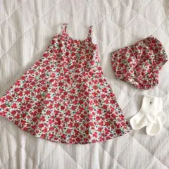 ラルフローレン　総花柄ワンピース　パンツ　靴下セット