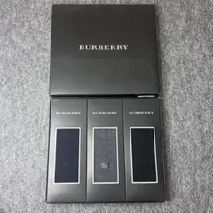 【新品未使用】BURBERRY ソックス 26cm 3足セット ギフトボックス入