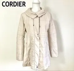 超美品！CORDIER 秋冬トレンド ベージュ キルティングアウター L