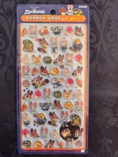 ボンボンドロップシール　ミニ　ディズニー ズートピア 正規品