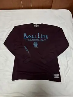 ボールライン ロングTシャツ Sサイズ