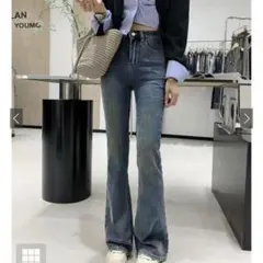 グレイル grl フレアデニムパンツ［at2201］s