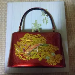 高級和装バッグ　着物バッグ　シェル加工　 着物　振袖　成人式　訪問着