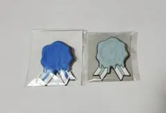 ツキウタ。　アニカフェ　ラバーブローチ　霜月隼&文月海