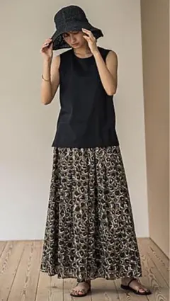 メイソングレイ レオパードパンツ