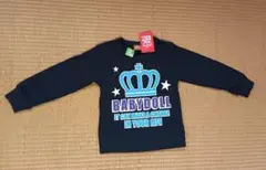 新品未使用　ベビードール　BABYDOLL　トレーナー　黒　110cm