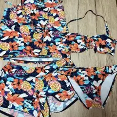 花柄 セパレート水着