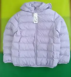 パフテックウォッシャブルパーカ 薄紫色 160 新品 UNIQLO