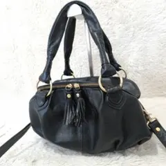 【極美品】DIANA・ダイアナ・2way・シボ革・ハンドバッグ・ショルダーバッグのサムネイル