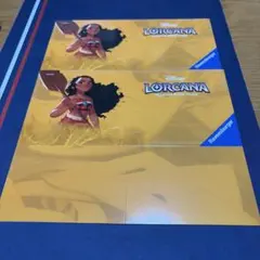 Disney Lorcana 非売品　組み立てスタンド　２枚　モアナのサムネイル