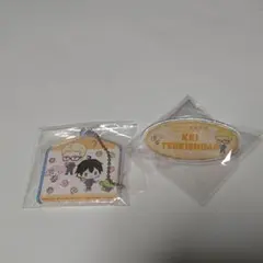 ハイキュー　月島蛍　山口忠　ネームバッチ　アクリルキーホルダー　【バラ売り可】