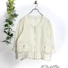 a.v.v standard ノーカラージャケット(L)ジップアップ ブルゾンのサムネイル
