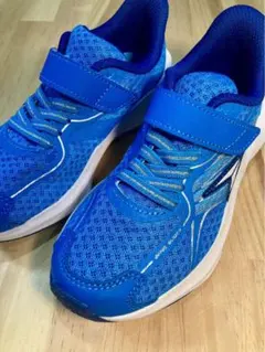 瞬足 青 スニーカー