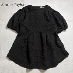 Emma Taylor/イージーケアペプラムジャガード/半袖/体型カバー/パールのサムネイル