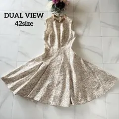 NO.3-384DUALVIEW 42 ハイネック総柄ノースリーブワンピースのサムネイル